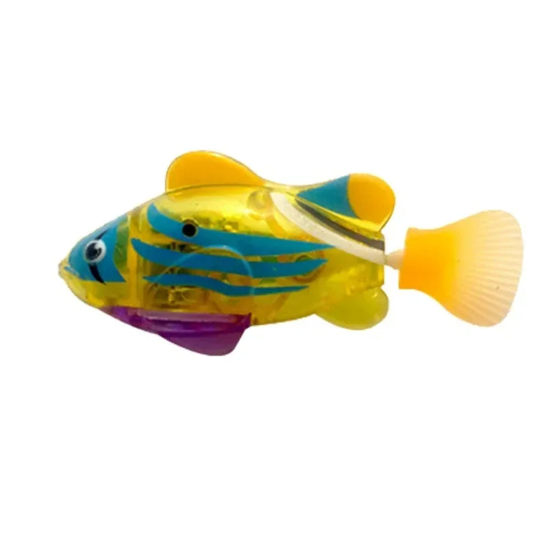 Pesce elettrico a LED interattivo per gatti