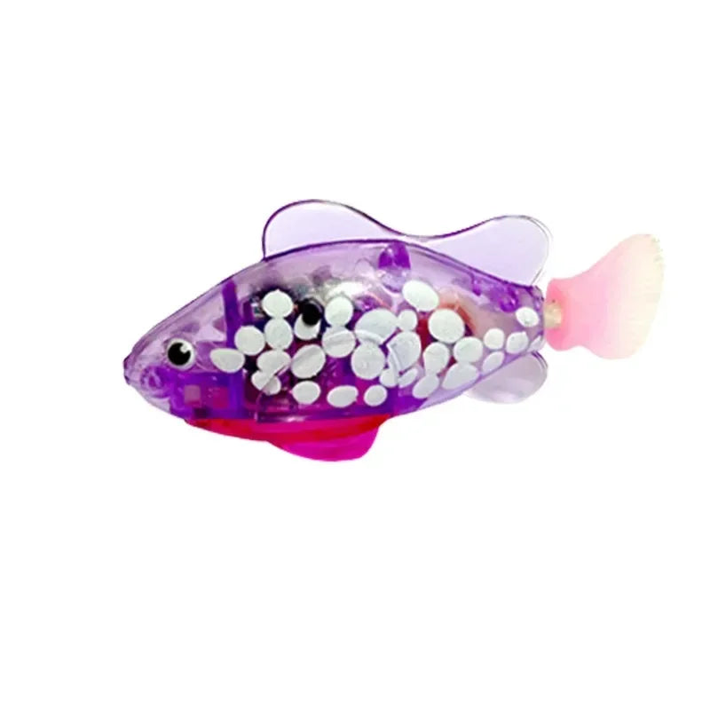 Pesce elettrico a LED interattivo per gatti