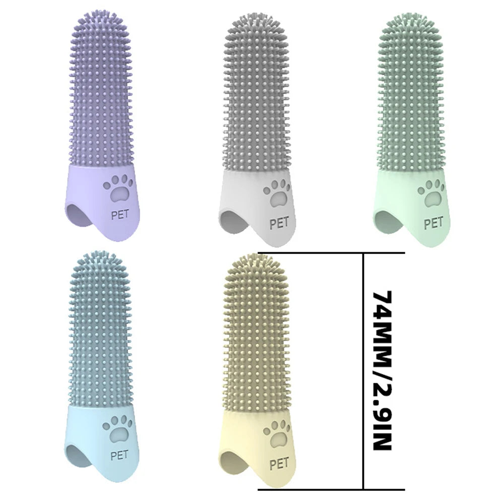 Dita in silicone per la pulizia dei denti