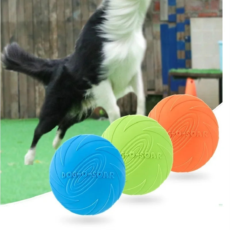 Giocattolo a disco volante per cani non masticabile