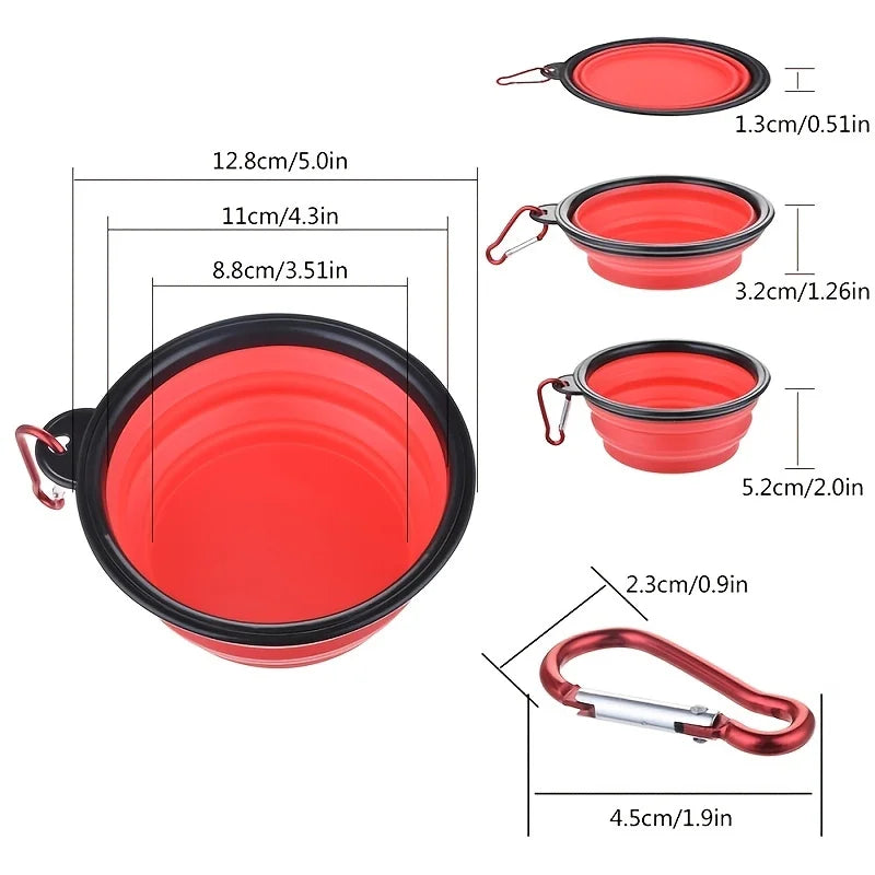 Ciotola pieghevole in silicone