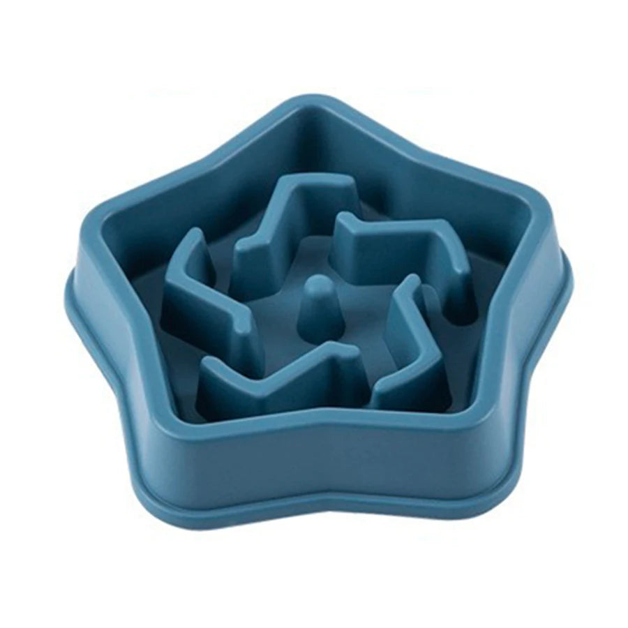 Ciotola per cibo lento per cani in plastica anti-soffocamento