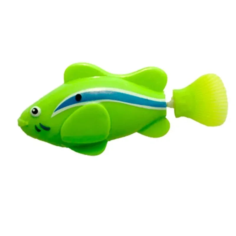 Pesce elettrico a LED interattivo per gatti