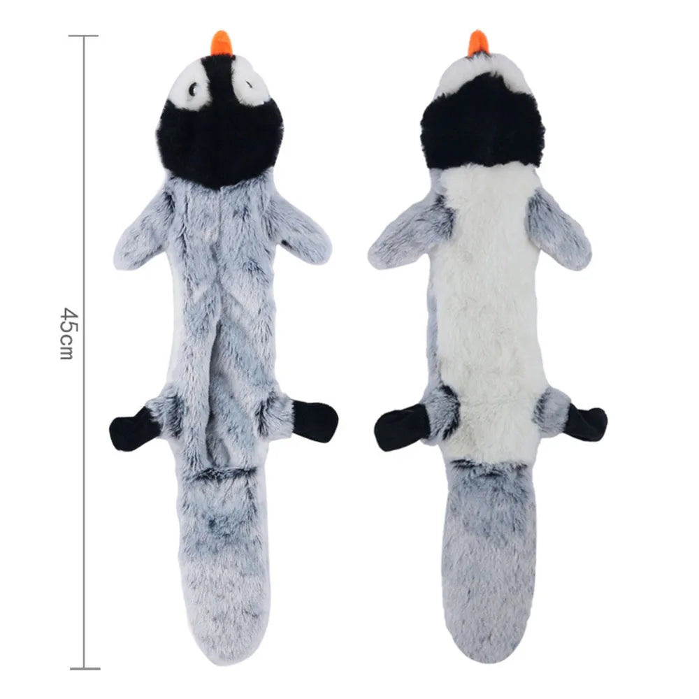 Peluche resistente senza imbottitura, con cigoli e fruscio