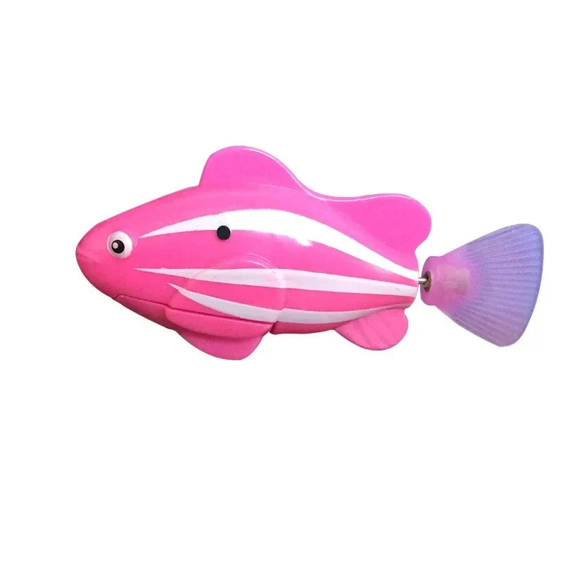 Pesce elettrico a LED interattivo per gatti