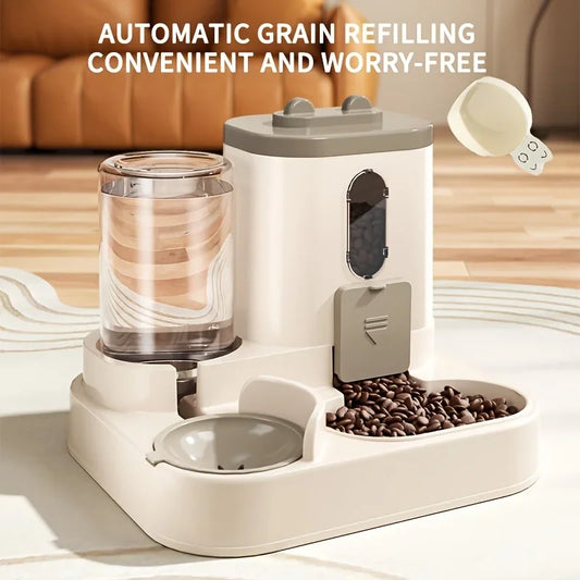 Distributore di cibo e acqua completamente automatico