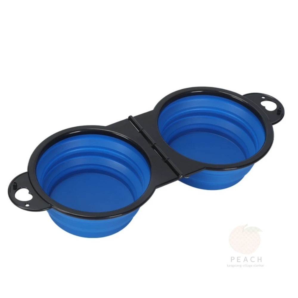 Ciotola piegevole in silicone 2 in 1