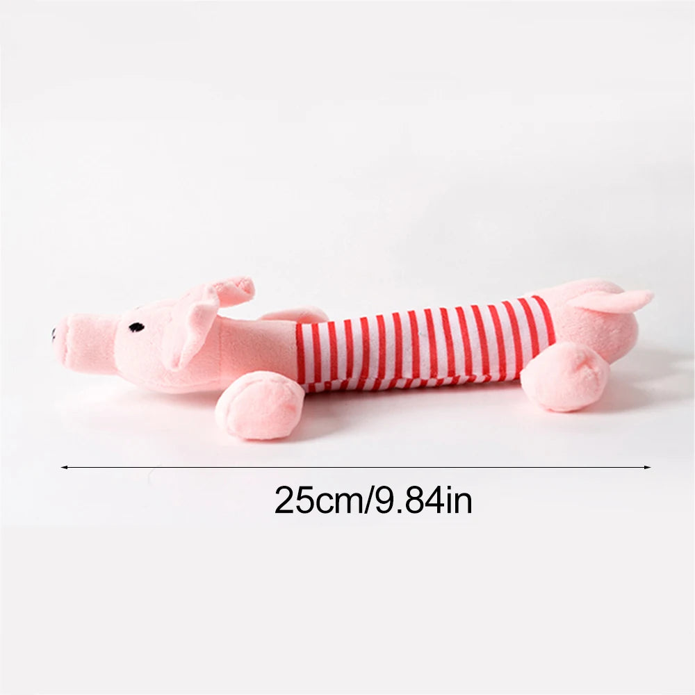 Peluche resistente senza imbottitura, con cigoli e fruscio