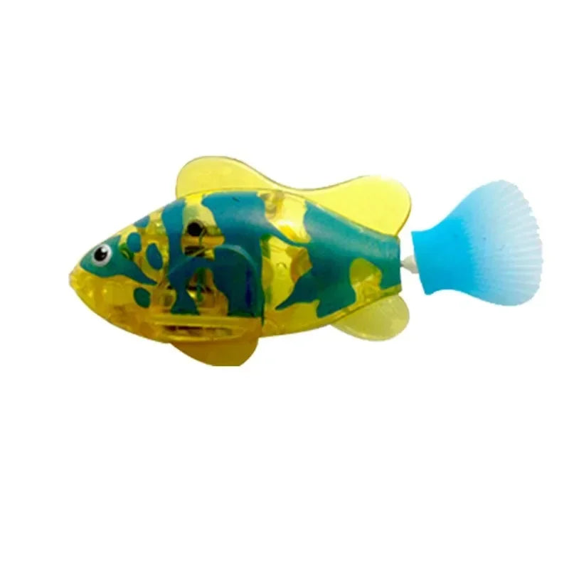 Pesce elettrico a LED interattivo per gatti