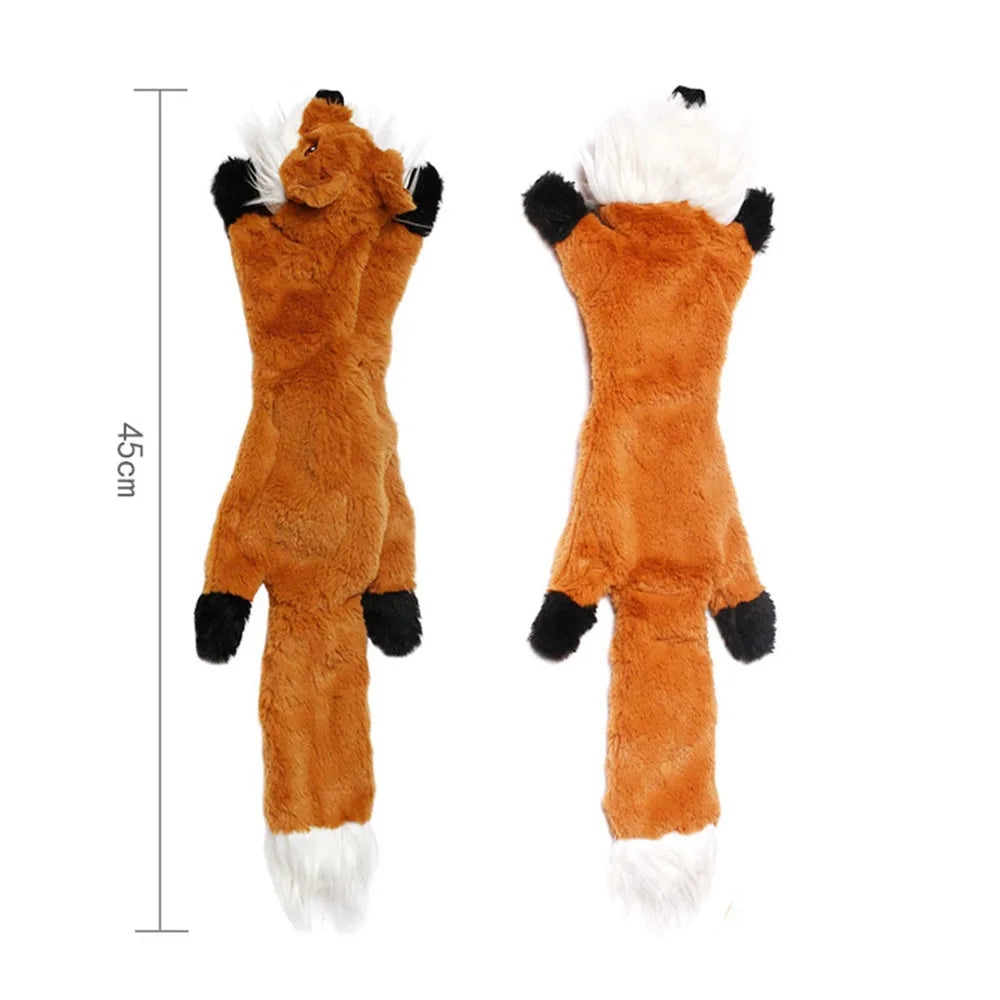 Peluche resistente senza imbottitura, con cigoli e fruscio