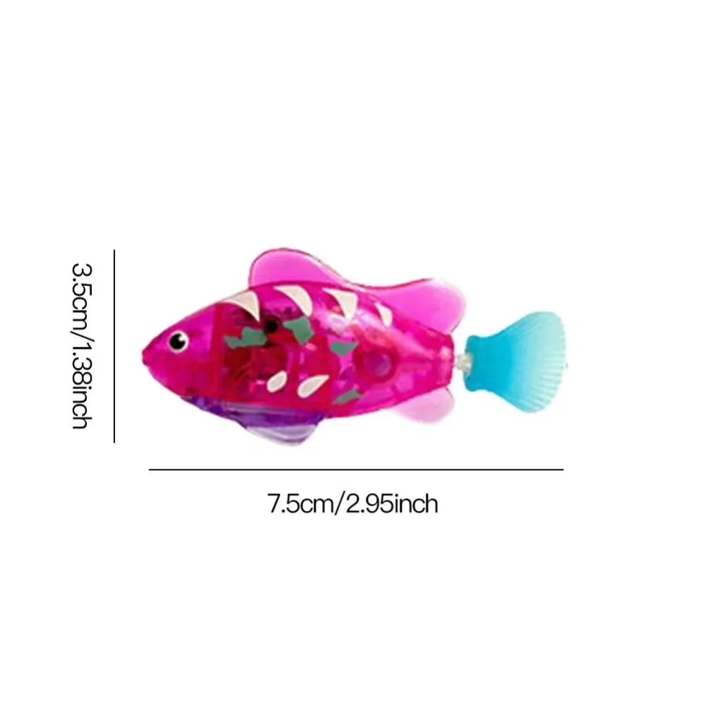 Pesce elettrico a LED interattivo per gatti