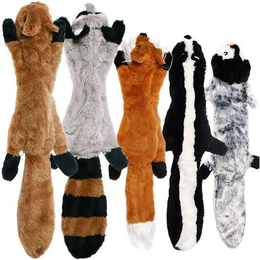 Peluche resistente senza imbottitura, con cigoli e fruscio