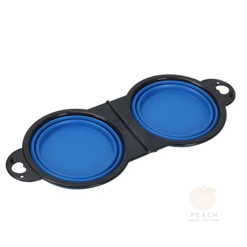 Ciotola piegevole in silicone 2 in 1