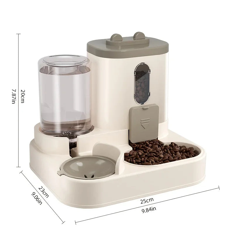 Distributore di cibo e acqua completamente automatico