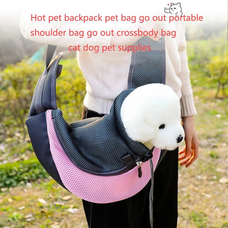 Borsa a tracolla per cani e gatti