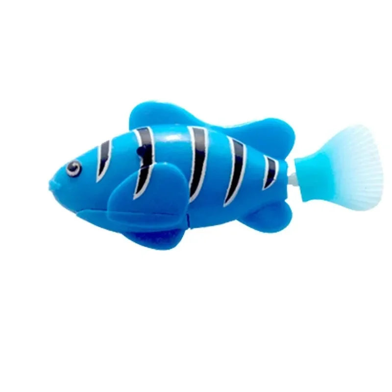 Pesce elettrico a LED interattivo per gatti