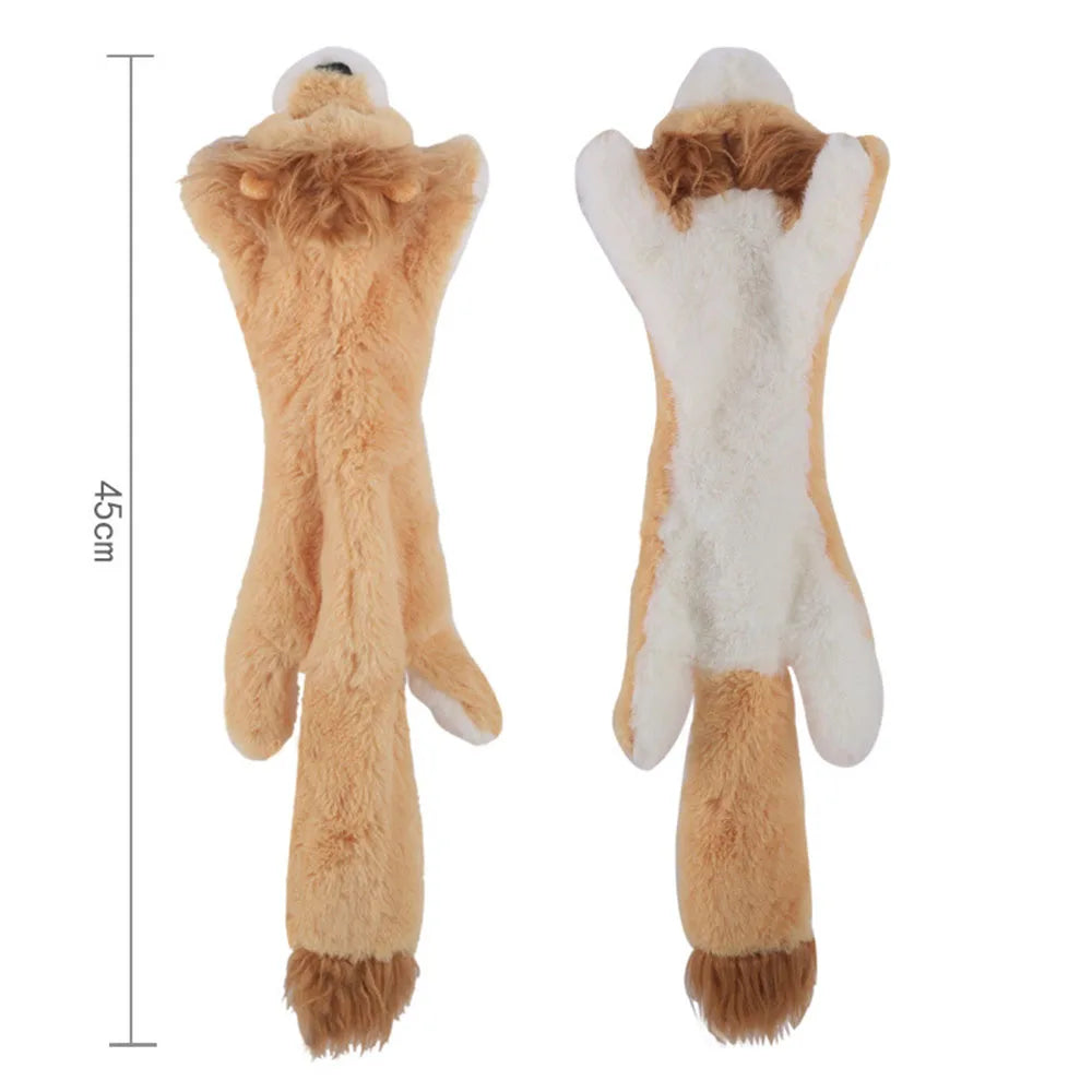 Peluche resistente senza imbottitura, con cigoli e fruscio